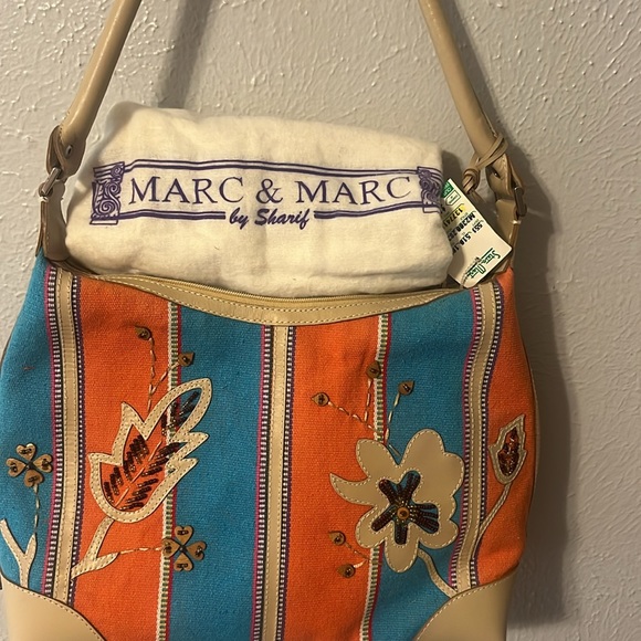 Marc&Marc w/dust bag and tags. This brightly colored handbag is just beautiful. - Picture 6 of 7